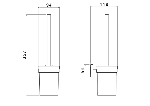 Ершик для унитаза Aquatek Европа AQ4110BG золото шлифованное Ершик для унитаза Aquatek Европа AQ4110BG золото шлифованное
