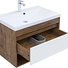 Тумба под раковину Aquanet Тренд 75 00345118 дуб рустикальный/белый сатин Тумба под раковину Aquanet Тренд 75 00345118 дуб рустикальный/белый сатин