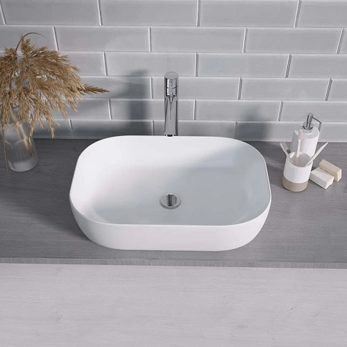 Раковина GROSSMAN GR-3049 (610x400x145) белый Раковина GROSSMAN GR-3049 (610x400x145) белый