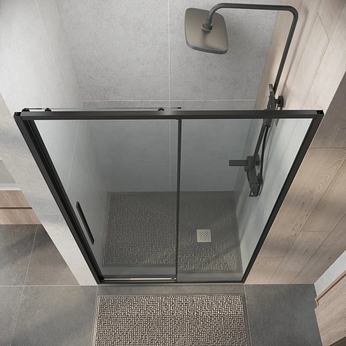 Душевая дверь Niagara Nova NG-34-11AGR (110х195) раздвижная, графит, стекло прозрачное Душевая дверь Niagara Nova NG-34-11AGR (110х195) раздвижная, графит, стекло прозрачное