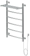 Полотенцесушитель электрический Aquanet Romeo 80х50 Тэн справа, с полкой 00281991 Полотенцесушитель электрический Aquanet Romeo 80х50 Тэн справа, с полкой 00281991
