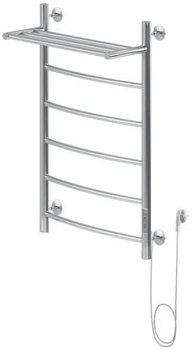 Полотенцесушитель электрический Aquanet Romeo 80х50 Тэн справа, с полкой 00281991 Полотенцесушитель электрический Aquanet Romeo 80х50 Тэн справа, с полкой 00281991