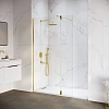 Душевая перегородка RGW Walk In WA-050Gb (WA-002Gb + Z-070Gb) 900 мм 351005093-16 золото brush, Easy Clean
