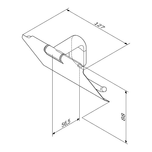 Держатель туалетной бумаги AM.PM X-Joy A84341422 с крышкой Держатель туалетной бумаги AM.PM X-Joy A84341422 с крышкой