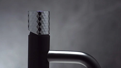 Смеситель для раковины Boheme STICK BLACK DIAMOND GOLD 122-BG Смеситель для раковины Boheme STICK BLACK DIAMOND GOLD 122-BG