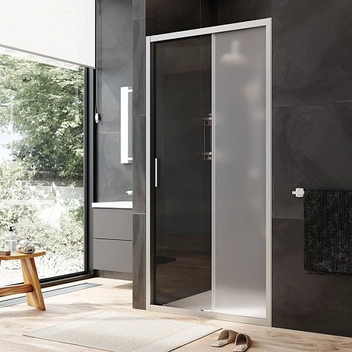 Душевая дверь AM.PM Gem W90G-100-1-195MM 100х195, стекло матовое, профиль хром матовый Душевая дверь AM.PM Gem W90G-100-1-195MM 100х195, стекло матовое, профиль хром матовый