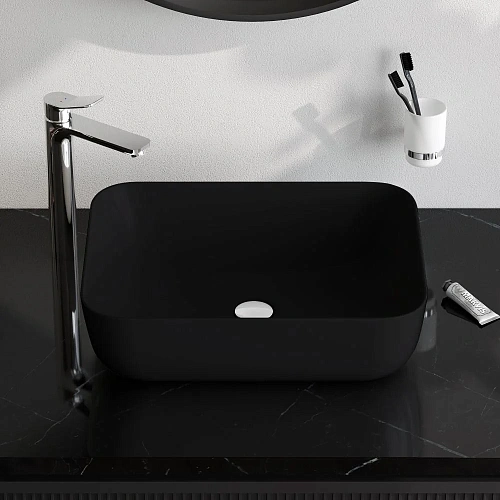 Раковина AM.PM Func M8FWCC10510BM накладная, 51 см, черный матовый Раковина AM.PM Func M8FWCC10510BM накладная, 51 см, черный матовый