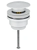 Донный клапан Wonzon &amp; Woghand белый матовый (WW-88SS07-MW)