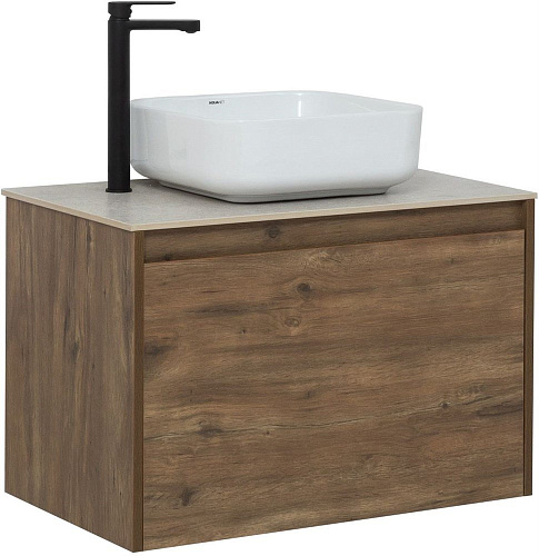 Тумба под раковину Aquanet Nova Lite 75 дуб рустикальный (1 ящик) 00249514 Тумба под раковину Aquanet Nova Lite 75 дуб рустикальный (1 ящик) 00249514