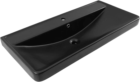 Раковина Aquanet Ирис 100 черная матовая 00329251 Раковина Aquanet Ирис 100 черная матовая 00329251