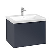 Картинка анонса товара «тумба под раковину villeroy &amp; boch subway 3.0 marine blue / marine blue c57502vq»