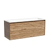 Картинка анонса товара «тумба под раковину sancos marmi 2.0 mr2.0120ech 1195х445х520 дуб чарльстон, подвесная»