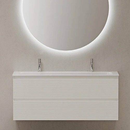 Тумба под раковину Sancos Folk FL120W 1195х445х500 Bianco, подвесная Тумба под раковину Sancos Folk FL120W 1195х445х500 Bianco, подвесная