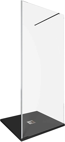 Душевая перегородка Allen Brau Infinity 1 90 3.21007.BA серебро брашированное Душевая перегородка Allen Brau Infinity 1 90 3.21007.BA серебро брашированное