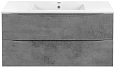 Тумба под раковину Vincea Mia 1000 подвесная, 2 выкатных ящика soft close, Beton VMC-2MC100BT Тумба под раковину Vincea Mia 1000 подвесная, 2 выкатных ящика soft close, Beton VMC-2MC100BT