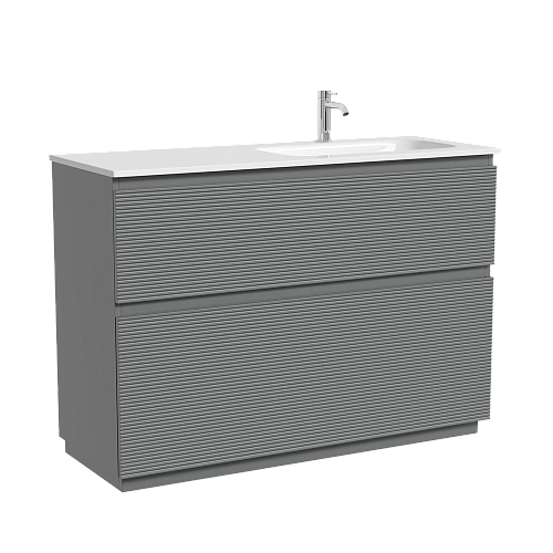 Тумба под раковину SANCOS Folk Floor FL120FRES правая 1190х445х850 Ergraut soft, напольная Тумба под раковину SANCOS Folk Floor FL120FRES правая 1190х445х850 Ergraut soft, напольная