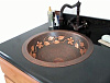 Картинка анонса товара «раковина медная bronze de luxe r101, цвет - coffee (кофейный), 42 х 42 х 15 см r101_coffee»