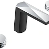 Смеситель на борт ванны Boheme Venturo 150-BCR-DIAMOND на 3 отверстия черный-хром, ручка DIAMOND Смеситель на борт ванны Boheme Venturo 150-BCR-DIAMOND на 3 отверстия черный-хром, ручка DIAMOND