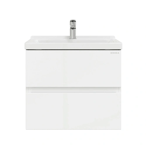 Тумба под раковину Onika Эвада 60 см 106156 подвесная, белая (для Миранда 60) Тумба под раковину Onika Эвада 60 см 106156 подвесная, белая (для Миранда 60)