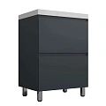 Тумба под раковину Style Line Манхэттен 60 см ЛС-00002378 напольная, графит Тумба под раковину Style Line Манхэттен 60 см ЛС-00002378 напольная, графит