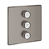 Картинка анонса товара «смеситель для ванны grohe grohtherm smartcontrol, квадратная розетка, темный графит матовый (29127al 29127al0»