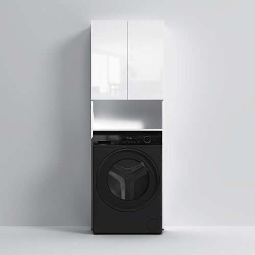 Шкаф AM.PM X-Joy M85CSX06521WG1 над стир.машиной с дверями и открытой полкой, узкий, 65 см, белый Шкаф AM.PM X-Joy M85CSX06521WG1 над стир.машиной с дверями и открытой полкой, узкий, 65 см, белый