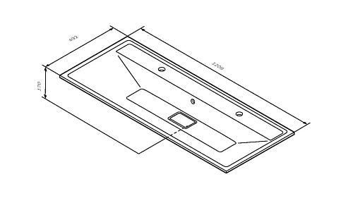 Раковина AM.PM Inspire V2.0 M50AWPX1201WG мебельная, искусственный камень, 120 см Раковина AM.PM Inspire V2.0 M50AWPX1201WG мебельная, искусственный камень, 120 см