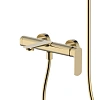 Смеситель для ванны AQUAme Monza AQM6312BG с душевым набором, 3 режима, Brushed gold Смеситель для ванны AQUAme Monza AQM6312BG с душевым набором, 3 режима, Brushed gold