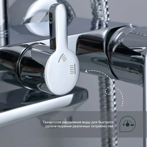 Душевая система Splenka S05.24, хром Душевая система Splenka S05.24, хром