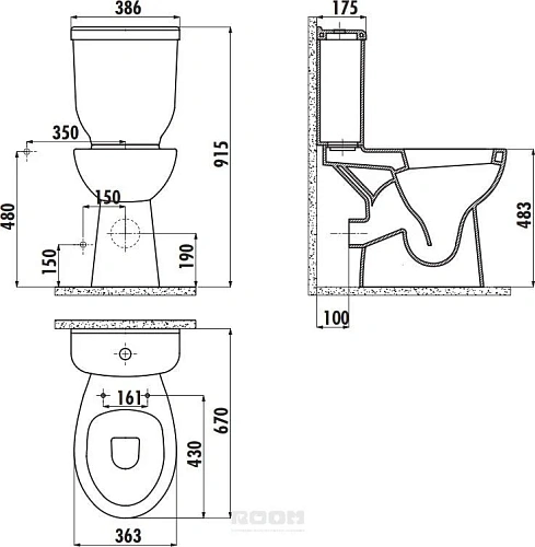 Чаша Напольного Унитаза Creavit Bd315-11Cb00E-0000 BD315-11CB00E-0000 Чаша Напольного Унитаза Creavit Bd315-11Cb00E-0000 BD315-11CB00E-0000