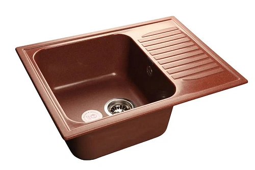 Кухонная мойка GranFest Standart S-645 L кр.м красный марс Кухонная мойка GranFest Standart S-645 L кр.м красный марс