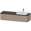 Картинка анонса товара «тумба под раковину duravit happy d.2 plus hp4944r7575 подвесная 160 см лен»