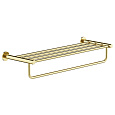 Полотенцедержатель Sancos Base SC9028BG брашированное золото, PVD покрытие Полотенцедержатель Sancos Base SC9028BG брашированное золото, PVD покрытие
