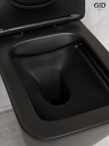 Унитаз подвесной Gid Tr2144Bm 62225Y черный матовый 52x36x33.5 с крышкой микролифт Унитаз подвесной Gid Tr2144Bm 62225Y черный матовый 52x36x33.5 с крышкой микролифт