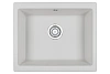 Кухонная мойка Granula 5551, АРКТИК (БЕЛЫЙ), кварц 550х460