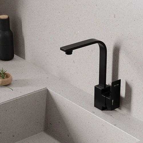 Смеситель для кухни WasserKRAFT Abens 2007 черный Смеситель для кухни WasserKRAFT Abens 2007 черный