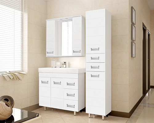 Зеркальный шкаф Style Line Ирис 100/С ЛС-00000175 Зеркальный шкаф Style Line Ирис 100/С ЛС-00000175