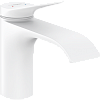 Картинка анонса товара «смеситель для раковины hansgrohe vivenis 80 без сливного гарнитура 75012700, матовый белый»