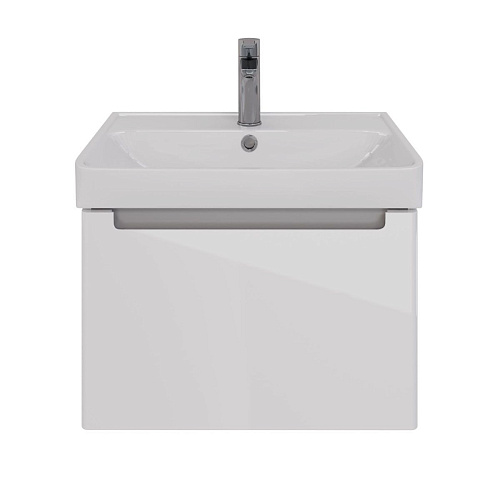 Тумба под раковину Lemark BUNO MINI, 60 см подвесная, серый/белый LM05BM60T Тумба под раковину Lemark BUNO MINI, 60 см подвесная, серый/белый LM05BM60T