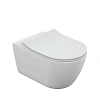Унитаз подвесной Cersanit NATURE OVAL (A64518) Clean On DPL EO slim 64518 с сиденьем