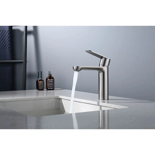 Смеситель для раковины Splenka S222.10.09, графит Смеситель для раковины Splenka S222.10.09, графит