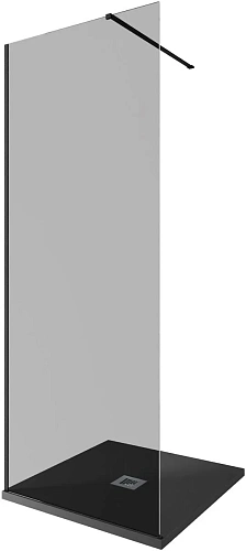 Душевая перегородка Allen Brau Infinity 1 80 3.21004.BBA.T черный брашированный Душевая перегородка Allen Brau Infinity 1 80 3.21004.BBA.T черный брашированный