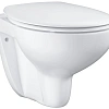 Унитаз подвесной GROHE Bau Ceramic (39351000) с сиденьем альпин-белый Унитаз подвесной GROHE Bau Ceramic (39351000) с сиденьем альпин-белый