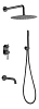 Душевая система Boheme Uno 464-2-SGM скрытого монтажа антрацит глянец Душевая система Boheme Uno 464-2-SGM скрытого монтажа антрацит глянец