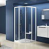 Картинка анонса товара «душевой уголок ravak supernova 80x80 белый+пеарл skcp4-80 3114010011»