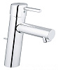 Картинка анонса товара «смеситель для раковины grohe concetto с донным клапаном, средний излив, хром (23450001)»