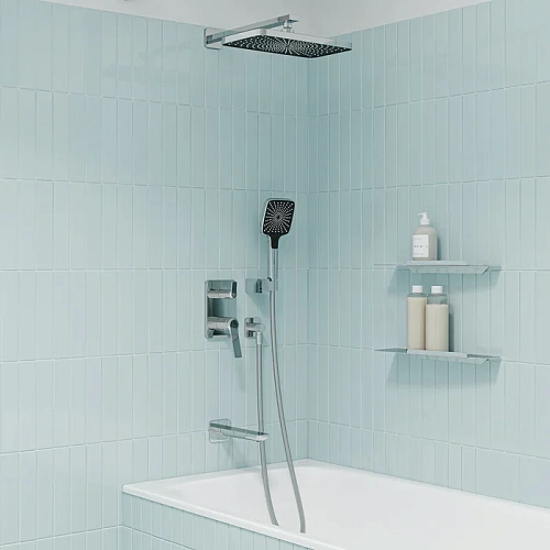 Душевая система IDDIS Parker PARSB03i68 встраиваемая, с изливом, глянцевый хром Душевая система IDDIS Parker PARSB03i68 встраиваемая, с изливом, глянцевый хром