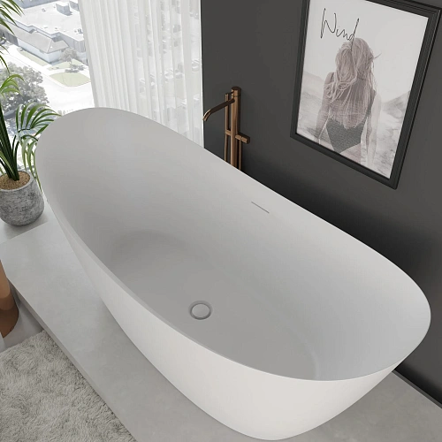 Ванна отдельностоящая AQUAme AQM3504MW белый Ванна отдельностоящая AQUAme AQM3504MW белый