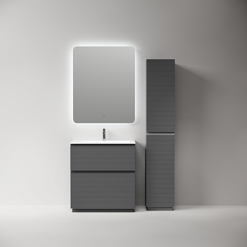 Тумба под раковину SANCOS Folk Floor FL70FGS 690х445х850 Grey soft, напольная Тумба под раковину SANCOS Folk Floor FL70FGS 690х445х850 Grey soft, напольная