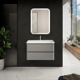 Тумба под раковину AQUAme AQM900480GM S4 подвесная 80 см серый Тумба под раковину AQUAme AQM900480GM S4 подвесная 80 см серый